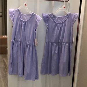 Child purple summer dress